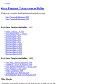 Tablet Screenshot of gurupurnima.dallashanuman.org